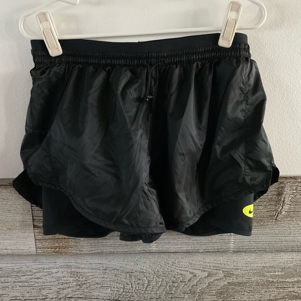 Nike Shorts Running Icon Clash Tempo Luxe Black Women's Size Medium (J1)